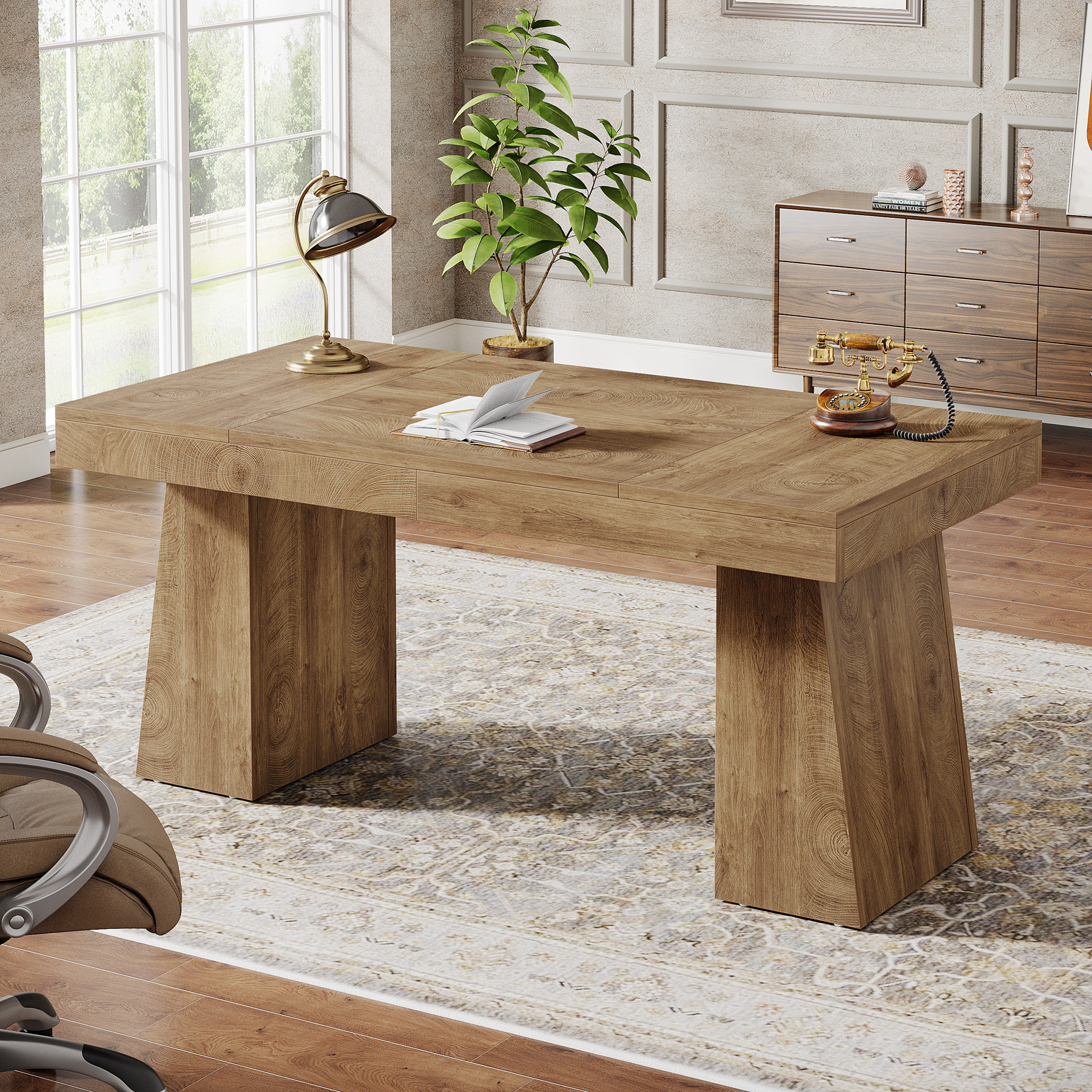 See deals & similar results for Wolbach 55-Inch Executive Desk